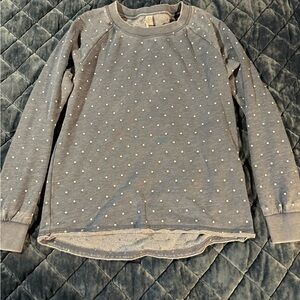 Polka Dot Long Sleeve Sweater